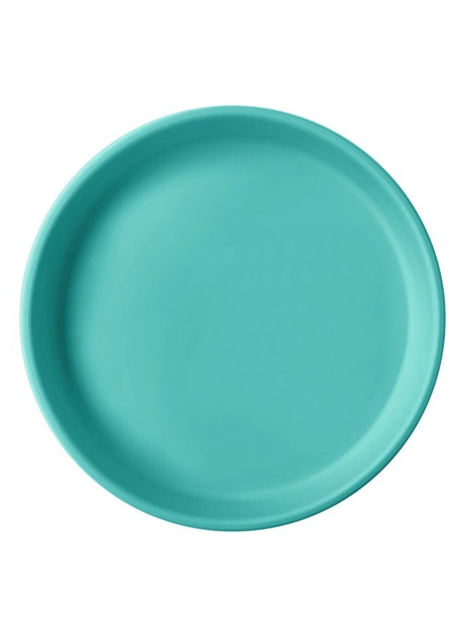 Basics Plate  Aqua Green