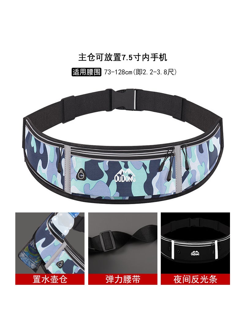 Slim Unisex Running Waist Pack Mini BeltNew colorful blue 7.5 inch New colorful blue 7.5 inch