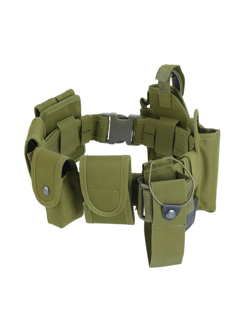 Oxford cloth tactical belt waist seal security combination multi-functional belt combat training duty ten-piece equipmentArmy Green Army Green