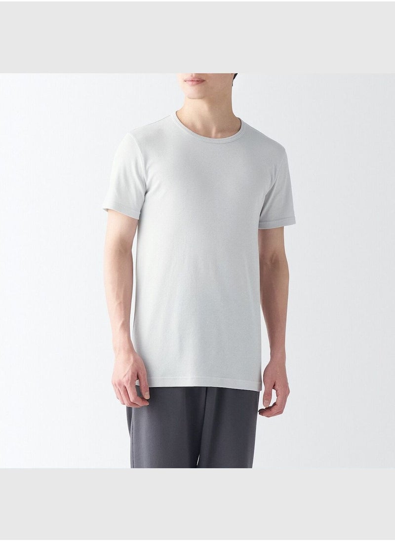 Moisture Wicking Cotton Crew Neck Short Sleeve T-Shirt