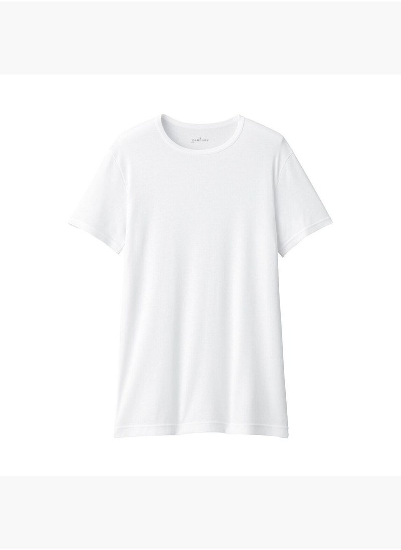 Moisture Wicking Cotton Crew Neck Short Sleeve T-Shirt