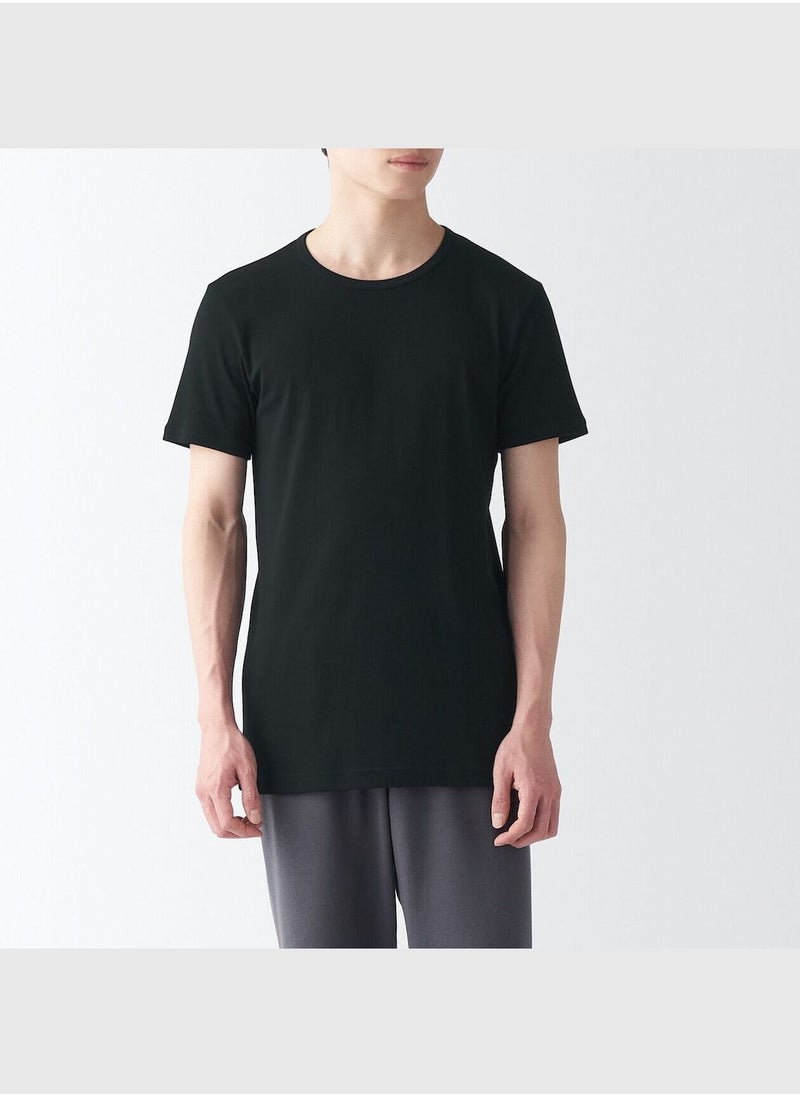 Moisture Wicking Cotton Crew Neck Short Sleeve T-Shirt