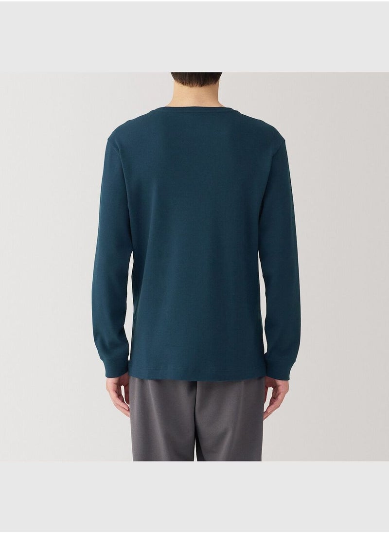 Warm Cotton And Wool V Neck Long Sleeve T-Shirt