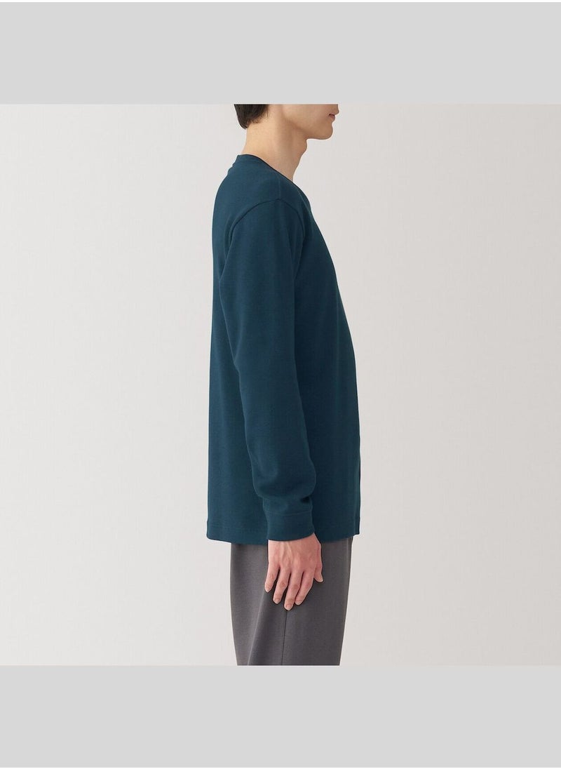 Warm Cotton and Wool Long Sleeve T-Shirt