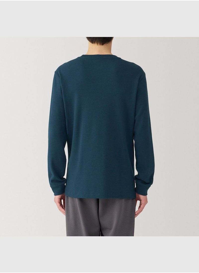 Warm Cotton and Wool Long Sleeve T-Shirt