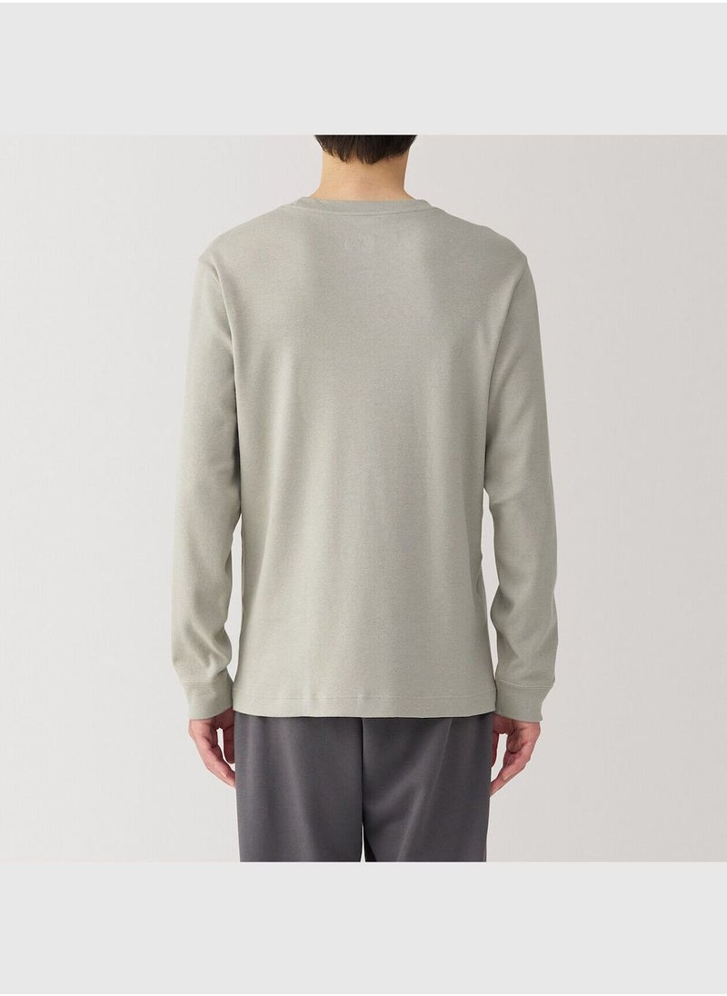 Warm Cotton and Wool Long Sleeve T-Shirt