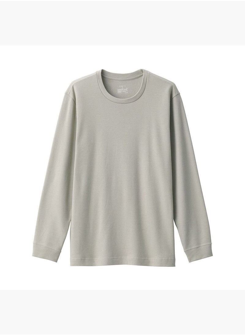 Warm Cotton and Wool Long Sleeve T-Shirt