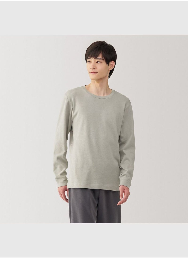 Warm Cotton and Wool Long Sleeve T-Shirt