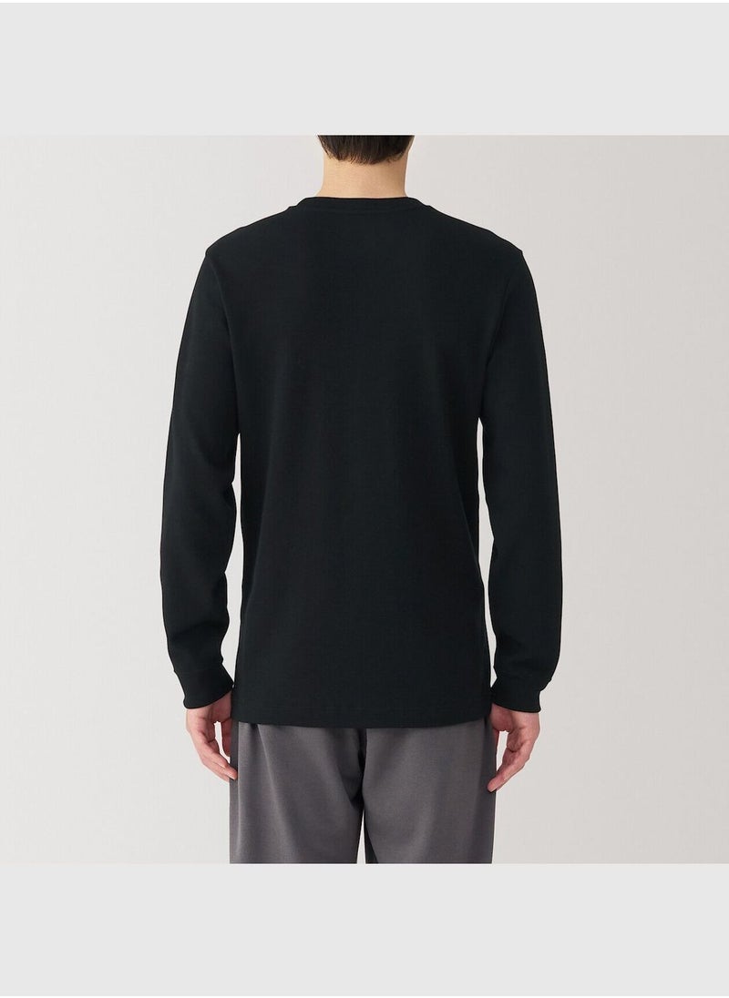 Warm Cotton and Wool Long Sleeve T-Shirt