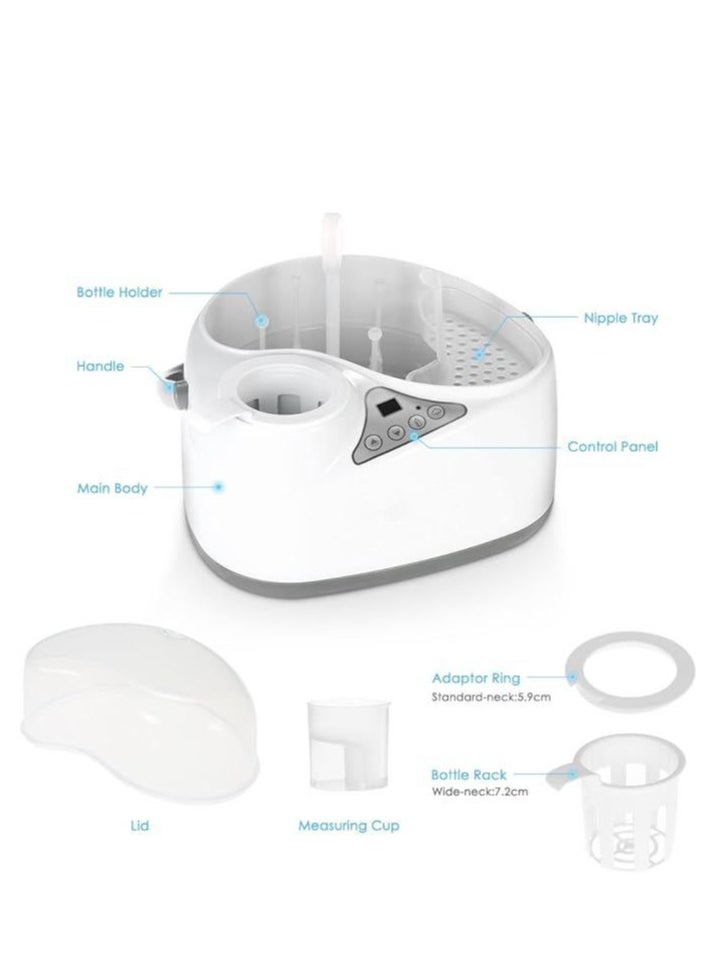 4 In 1 Baby Milk Bottle Sterilizer And Warmer Multi-Functional And Space-Saving Warmer Heater Sterilizer & Storage Of Bottles