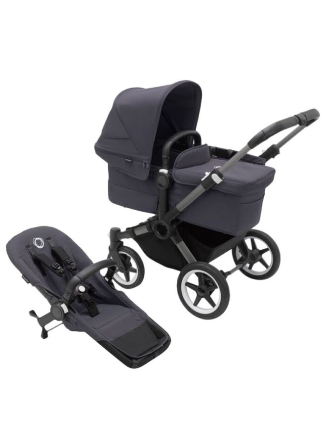 Donkey 5 Mono Complete Stroller Set  Graphite/Stormy Blue