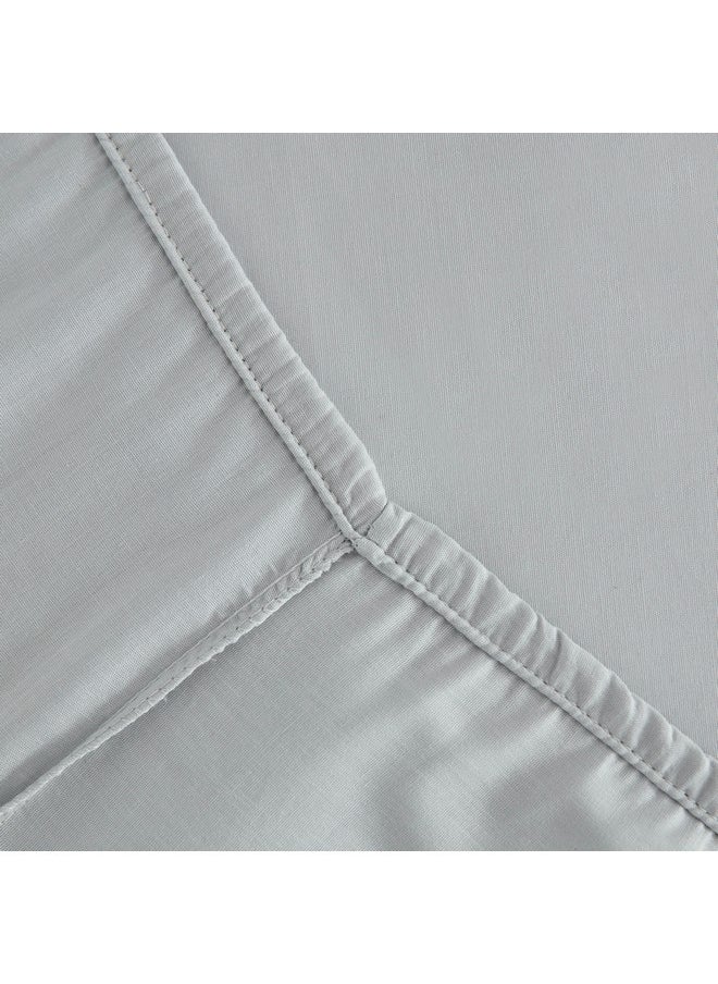 Essential Cotton Double Fitted Sheet 140 x 200 x 36 cm