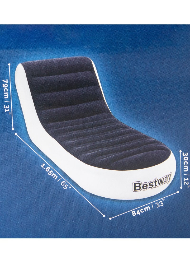Inflatable Chaise Lounge Chair 1.65m x 84cm x 79cm / 65