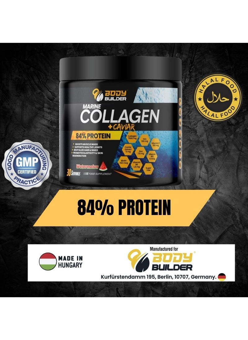 Body Builder Marine Collagen Plus Caviar Grape Flavour 270 Gm