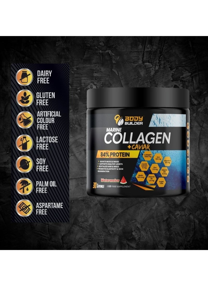 Body Builder Marine Collagen Plus Caviar Grape Flavour 270 Gm