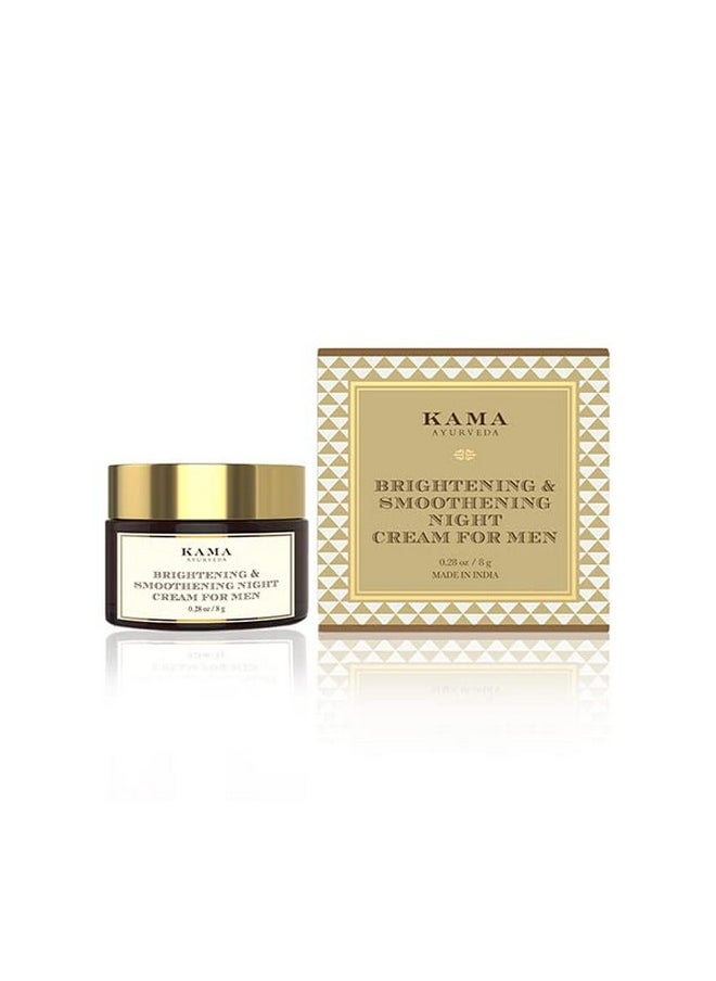 KAMA AYURVEDA BRIGHTENING & SMOOTHENING NIGHT CREAM FOR MEN 8GM