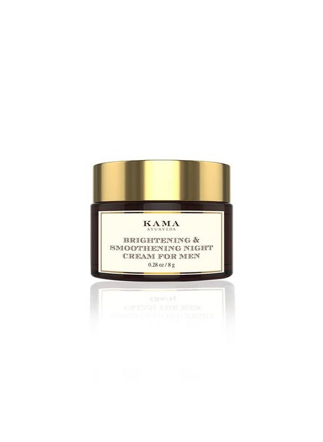 KAMA AYURVEDA BRIGHTENING & SMOOTHENING NIGHT CREAM FOR MEN 8GM