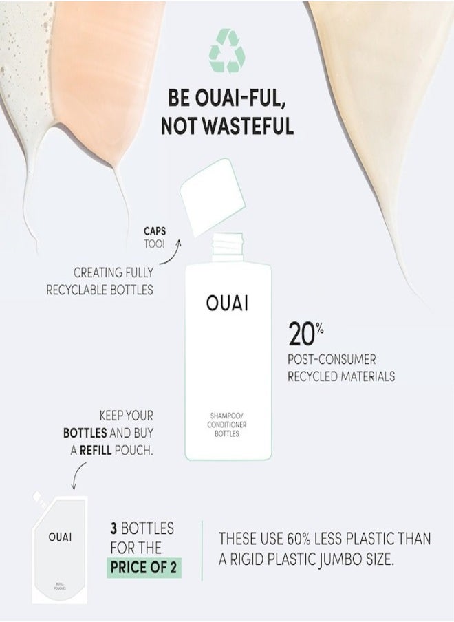 OUAI Detox Shampoo - Deep Cleansing & Clarifying Hair Care, 300ml