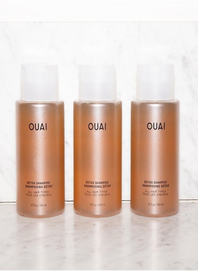 OUAI Detox Shampoo - Deep Cleansing & Clarifying Hair Care, 300ml