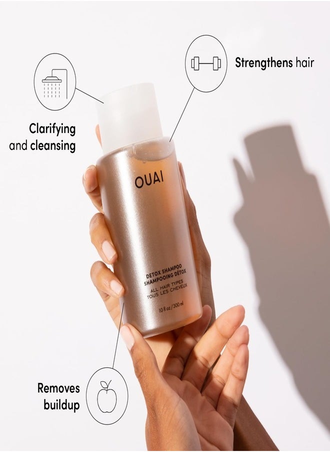 OUAI Detox Shampoo - Deep Cleansing & Clarifying Hair Care, 300ml