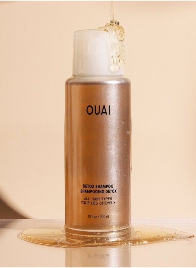 OUAI Detox Shampoo - Deep Cleansing & Clarifying Hair Care, 300ml