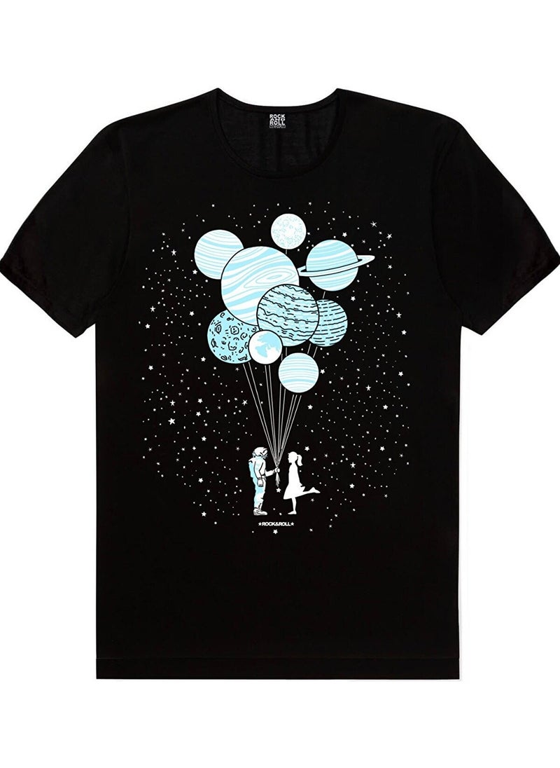 Balloon Planets, Snow Falls Women's 2-Piece Eco Pack T-Shirt