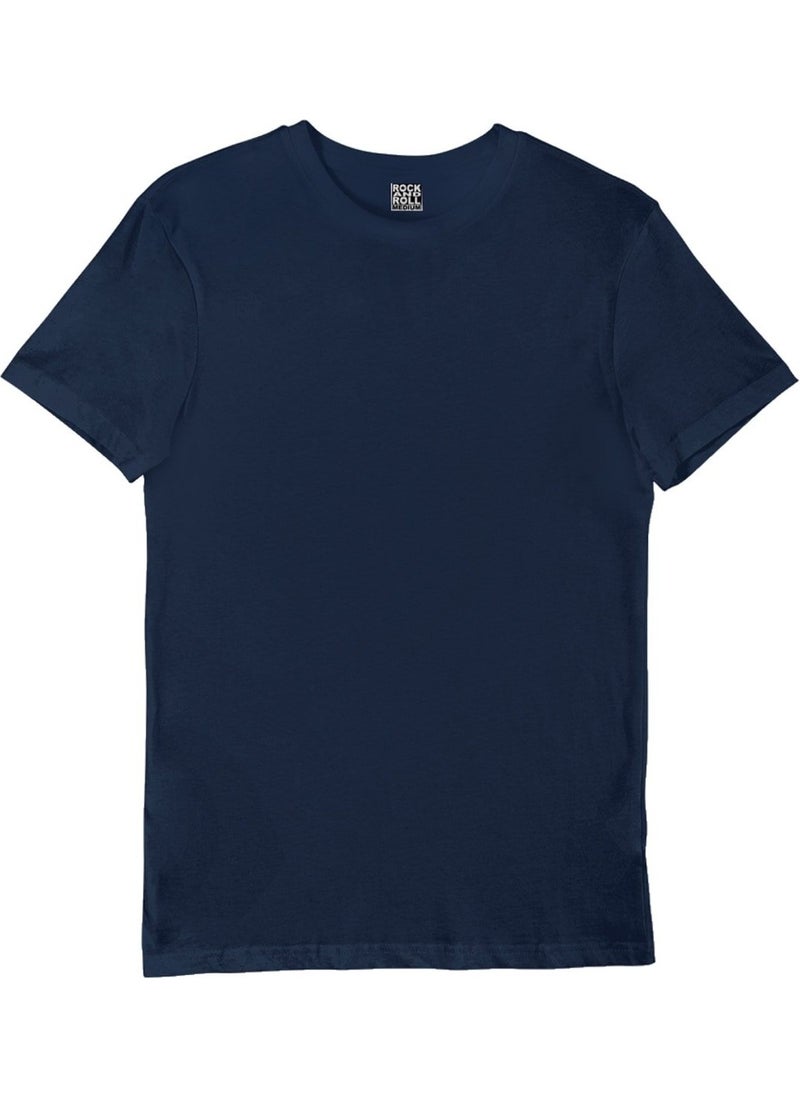 Plain, Unprinted 1 Black, 1 White, 1 Navy Blue Women's 3-Piece Eco Pack T-Shirt