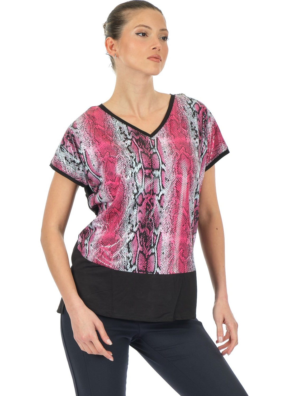 Fuchsia Women's T-Shirt MY2150P10772