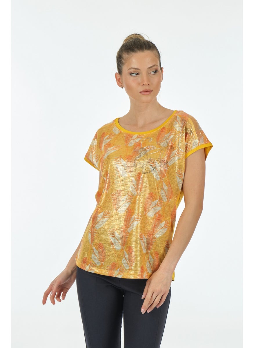 Yellow Women's T-Shirt MY2150P10691