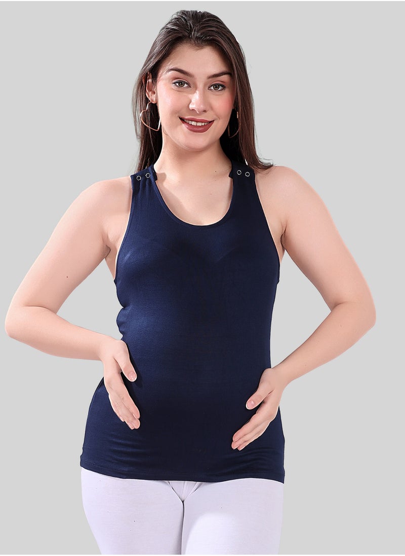 TUMMY Maternity and Nursing Tank Top Combo Pack  of 2