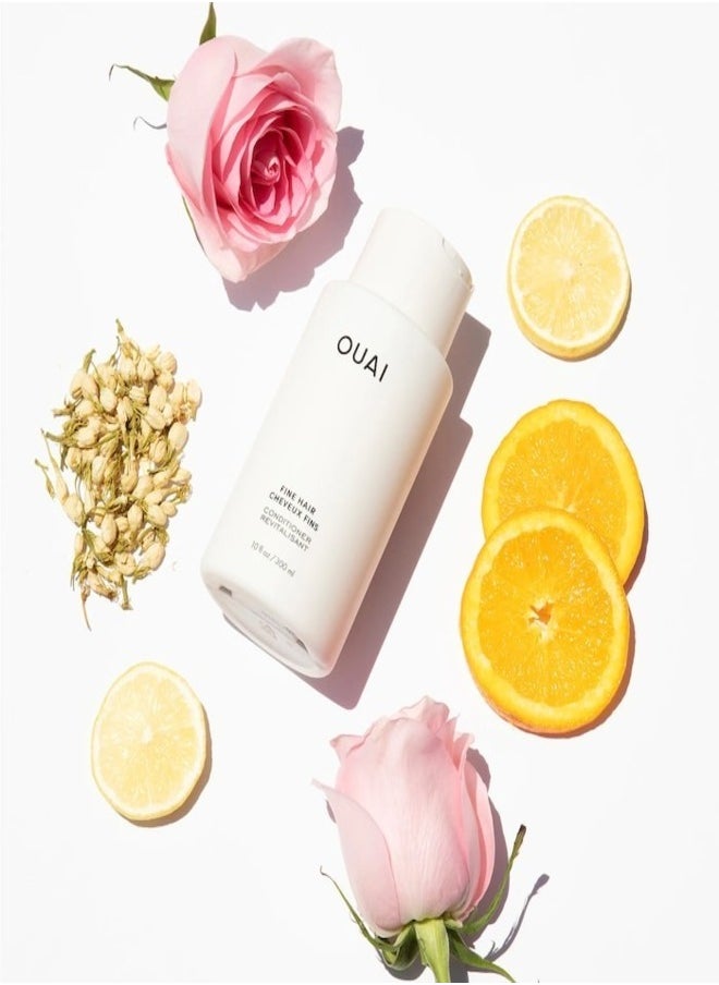 OUAI Fine Hair Conditioner - Lightweight Hydration for Fine Hair, 300ml