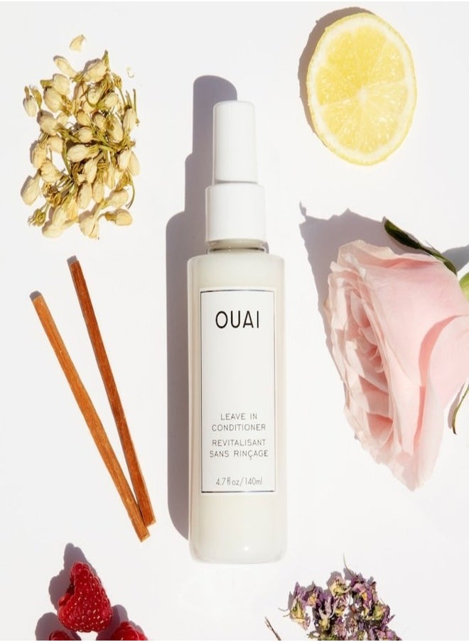 OUAI Leave-In Conditioner 140ml - Detangling, Hydrating, and Heat Protectant Spray