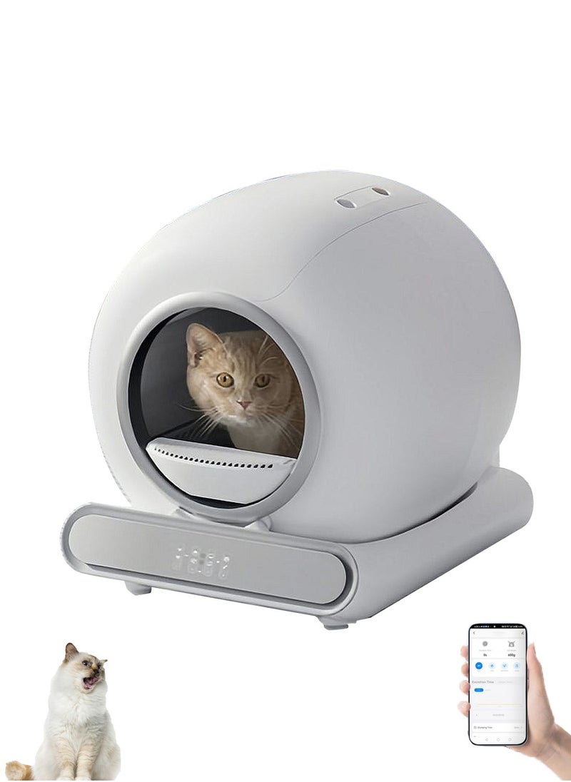 Automatic Cat Litter Box Self Cleaning Cat Litter Box Capacity Smart Cat Litter Box