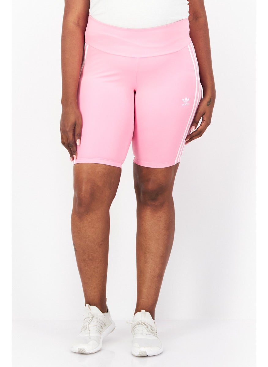 Women Plus Size Training Short, Pink