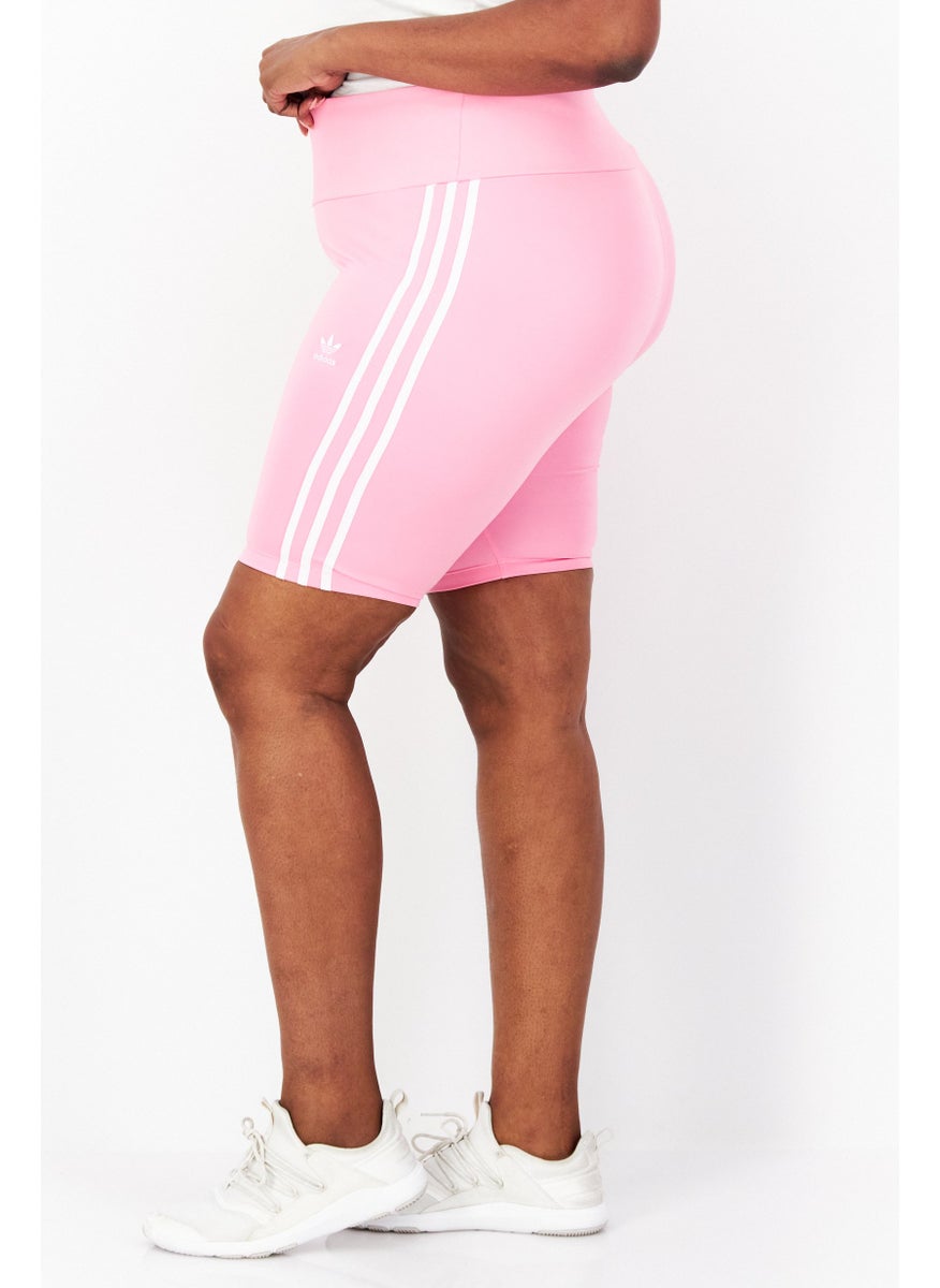 Women Plus Size Training Short, Pink