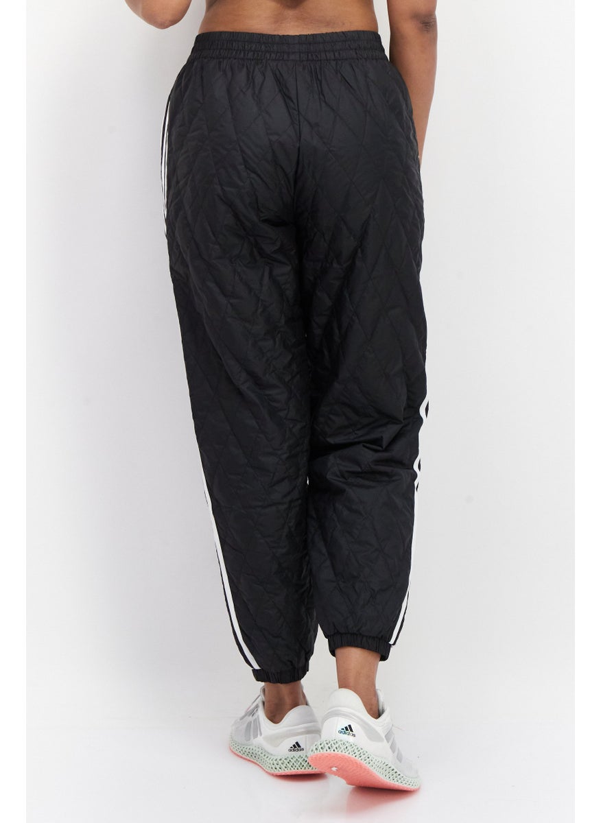 Women Sportswear Fit Outdoor Track Pants, Black