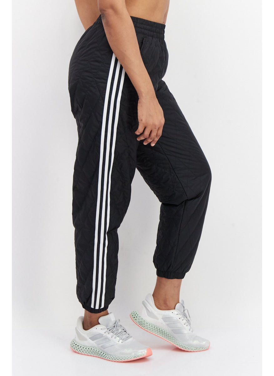 Women Sportswear Fit Outdoor Track Pants, Black