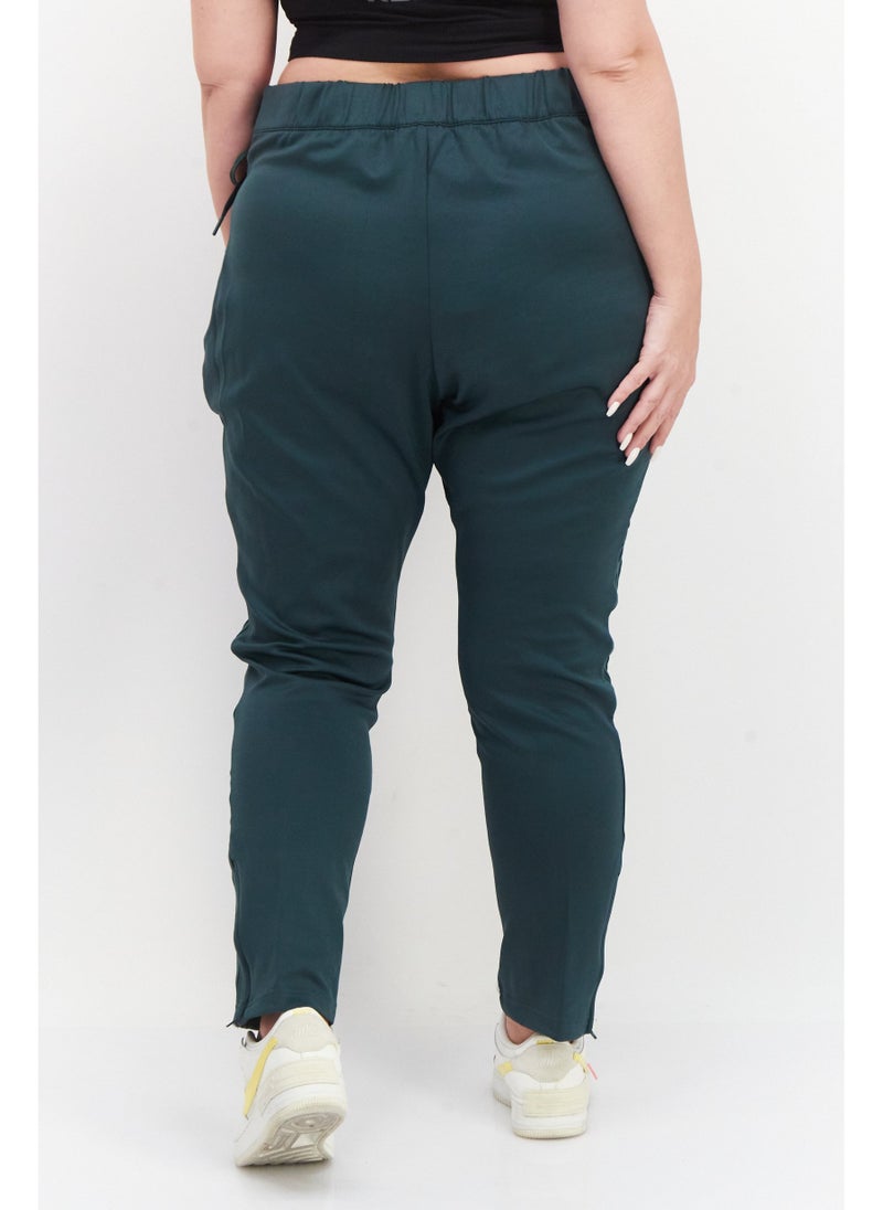 Women Plus Size Sportswear Fit Outdoor Jogger Pants, Green