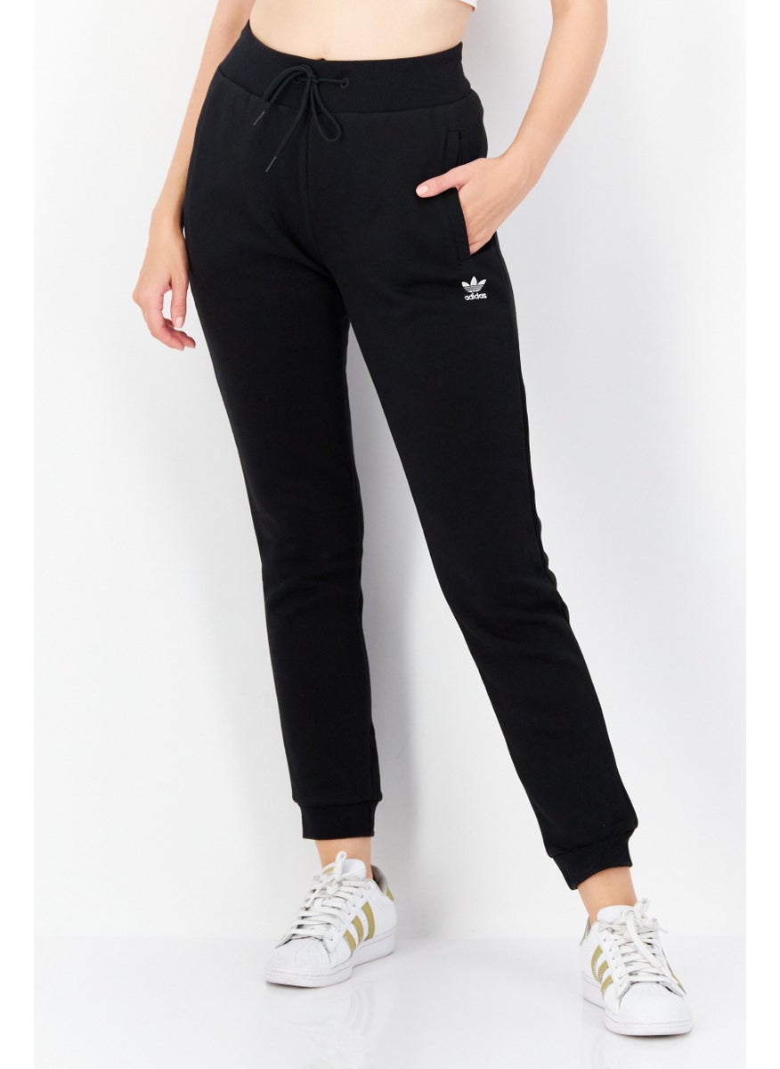 Women Sportswear Fit Embroidered Logo Training Pant, Black