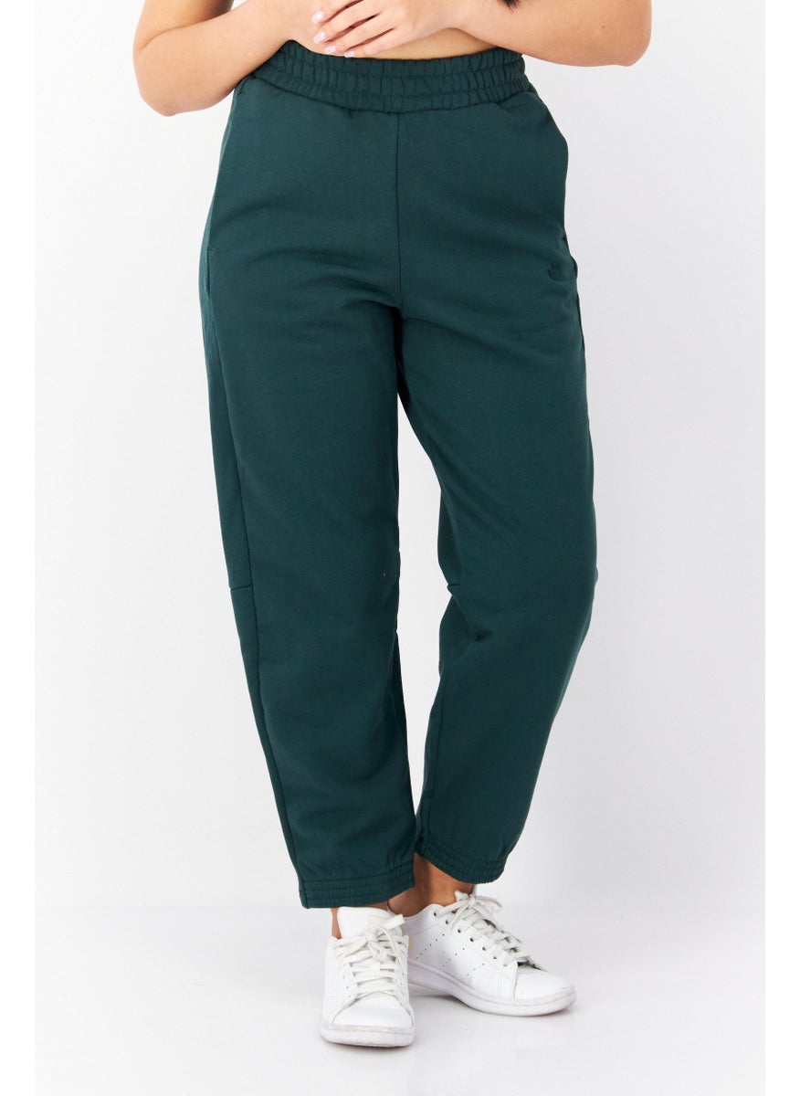 Women Sportswear Fit Outdoor Sweatpants, Green