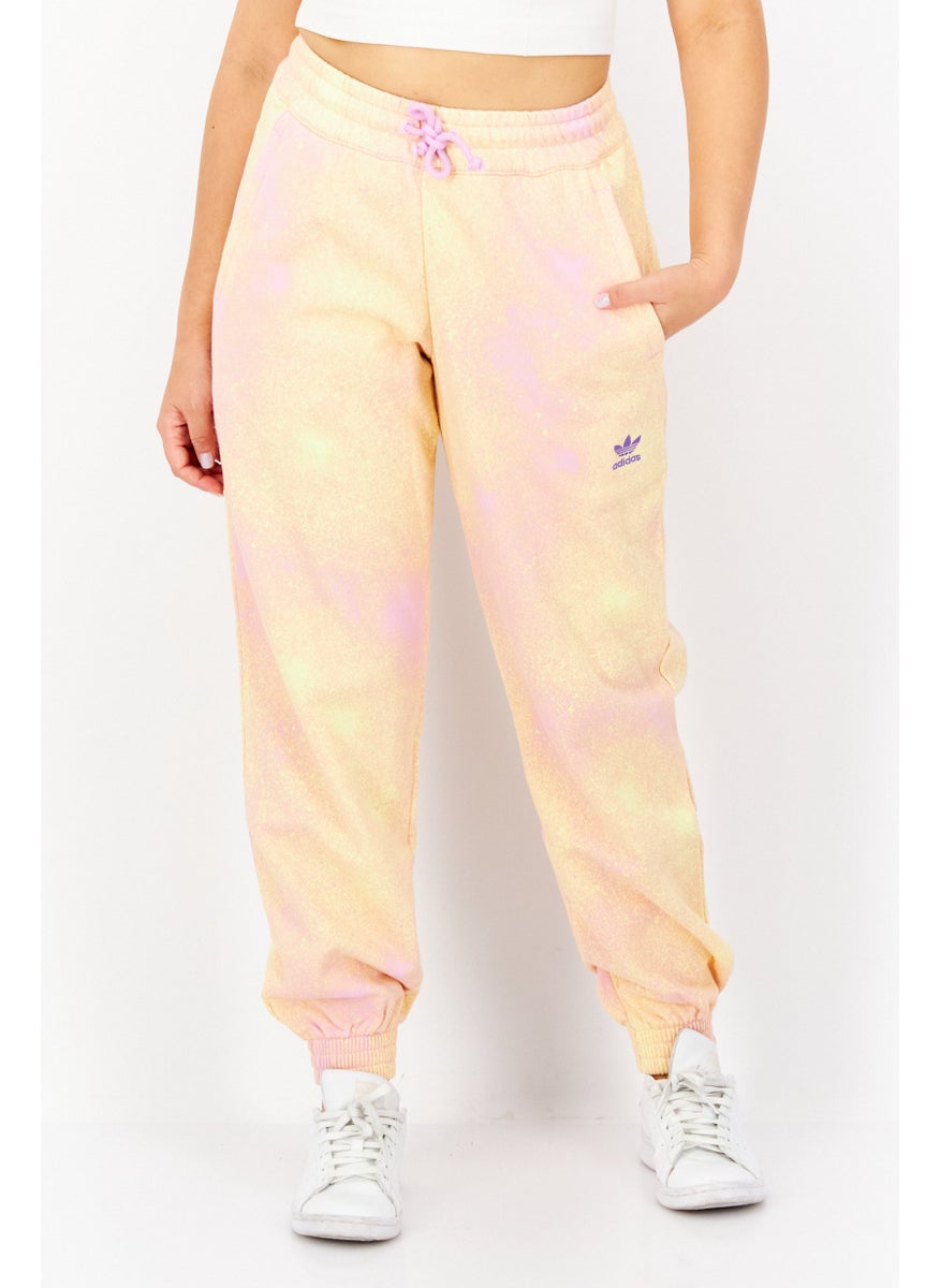 Women Sportswear Fi Embroidered Logo Jogger Pant, Pink Combo