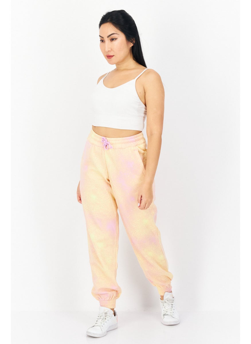 Women Sportswear Fi Embroidered Logo Jogger Pant, Pink Combo