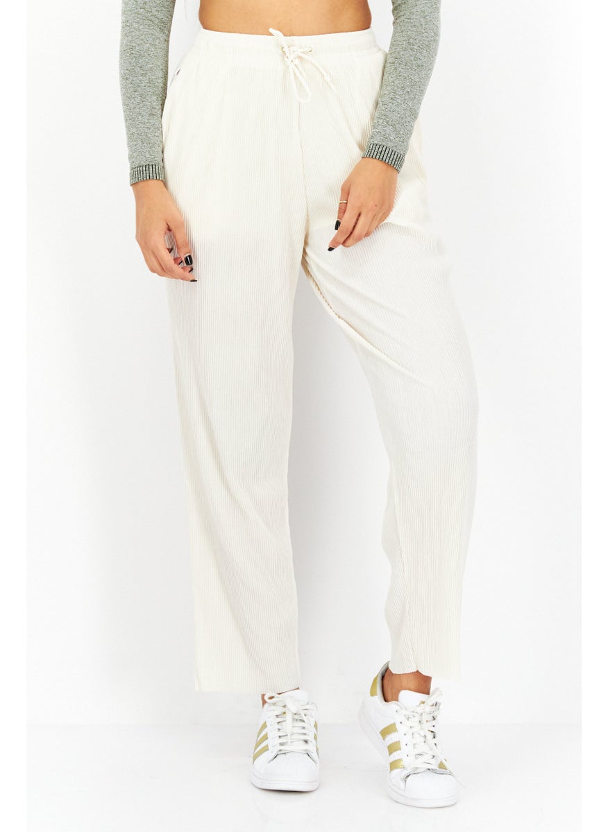 Women Sportwear Fit Training Sweatpants, Cream