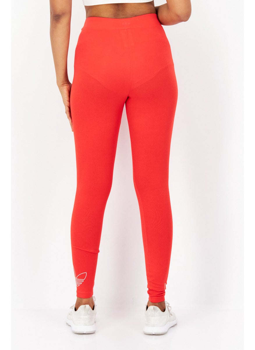 Women Sportswear Fit Pull On Training Tight, Red