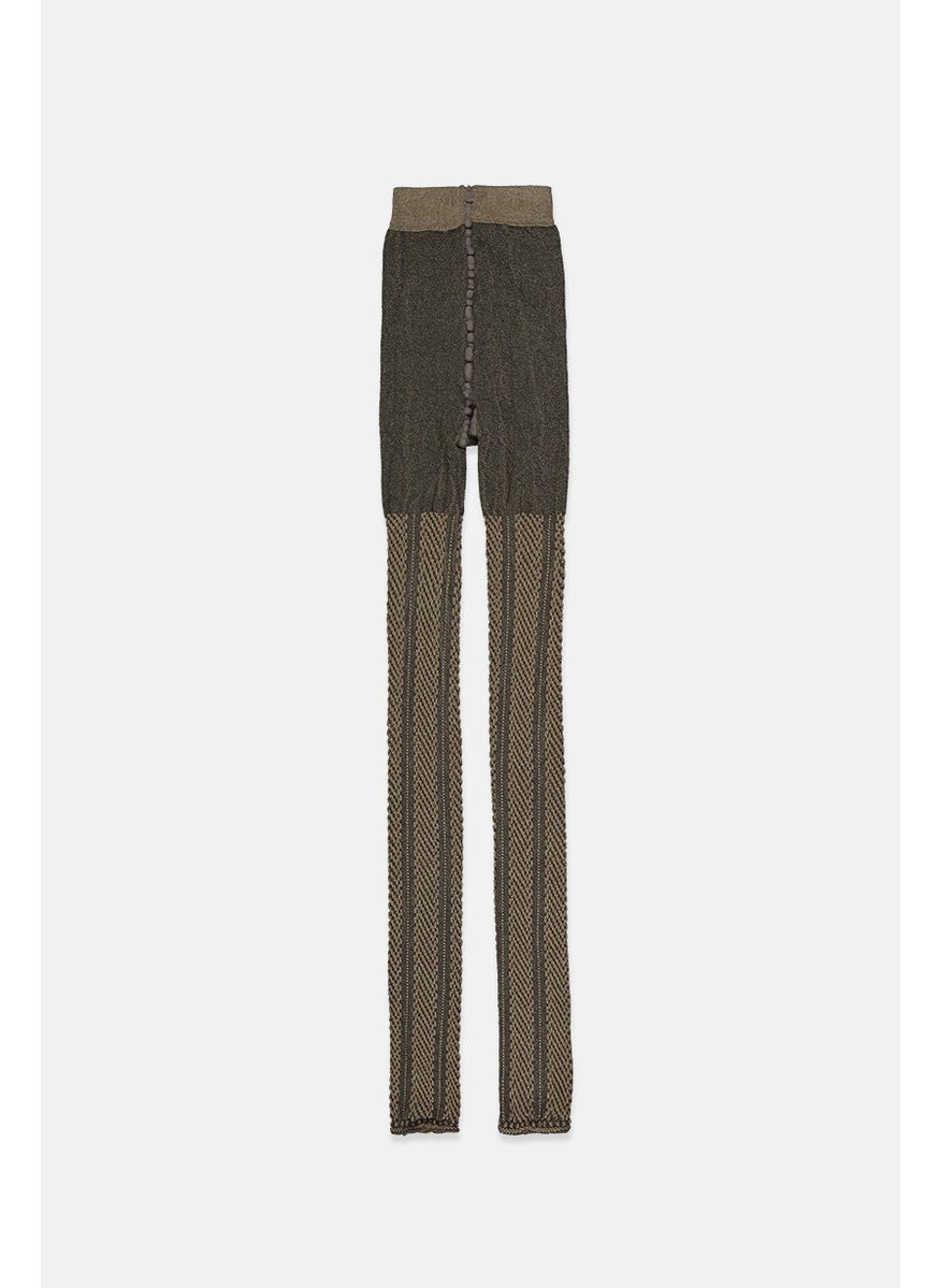 Women Pebble Rib Leggings, Bamboo