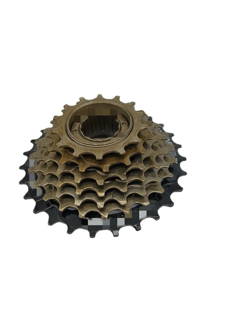 Seven-speed flying wheel Tower wheel bicycle flywheel mountain bike 7-speed rotating positioning flywheel 21-speed flying wheel Tower wheel7-speed spin test positioning flywheel 7-speed spin test positioning flywheel