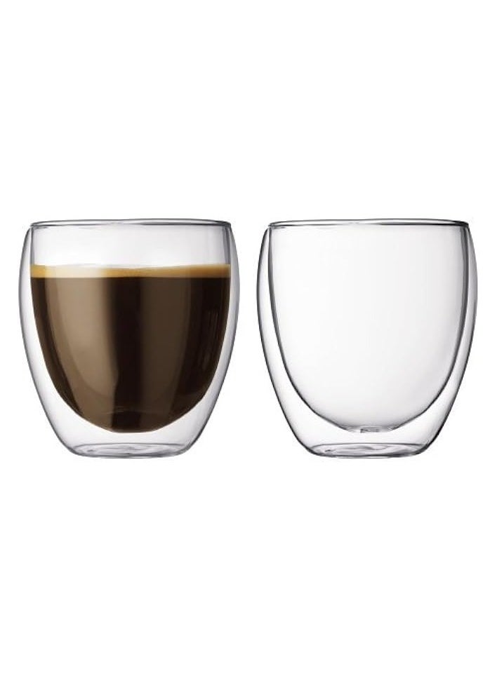 Set of 12pcs Double Wall Glasses Insulated Drink Glass Espresso Tea cup