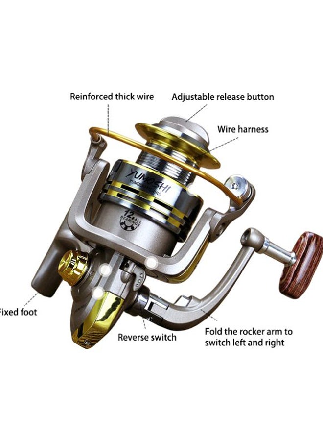 Ball Bearings Fishing Reel With Handle Wheel 11x6x11cm