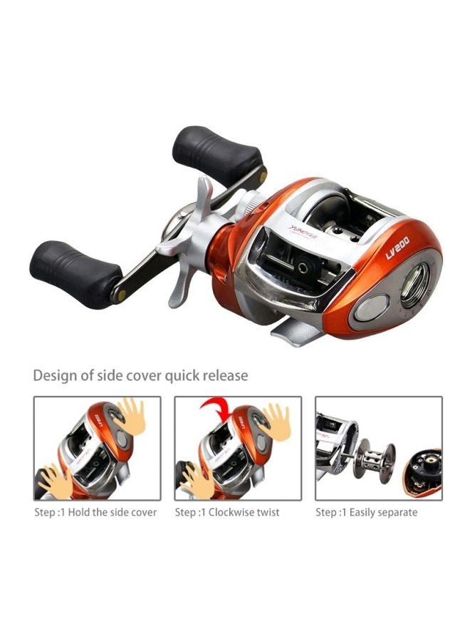 Ball Bearings Fishing Reel With Handle Wheel