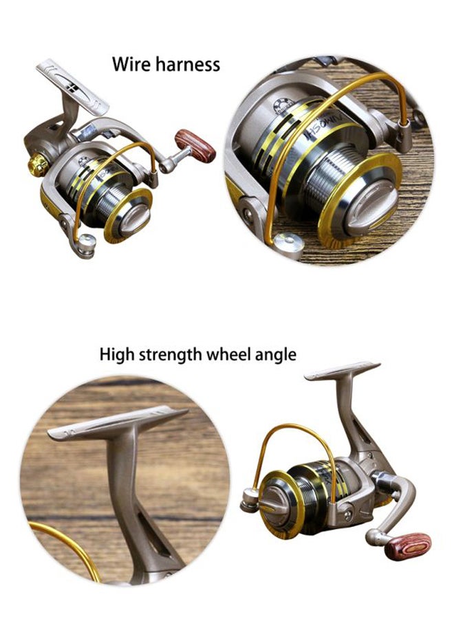 Ball Bearings Fishing Reel With Handle Wheel 11x6x11cm